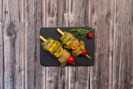 Hähnchen-Bärlauch Spieße