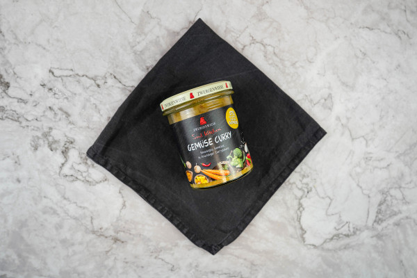 Bio Gemüse Curry, knackiges Gemüse in fruchtiger Currysauce