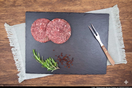 Wildschwein Burger Patties tiefgekühlt (2x120g)
