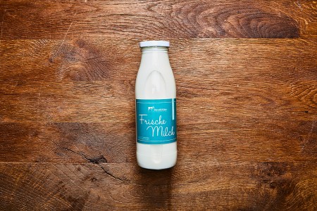 0,5l tagesfrische Milch