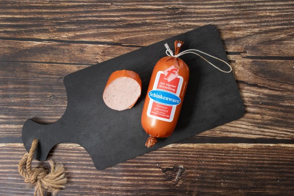 Kleine Schinkenwurst vom Aktivstall-Schwein