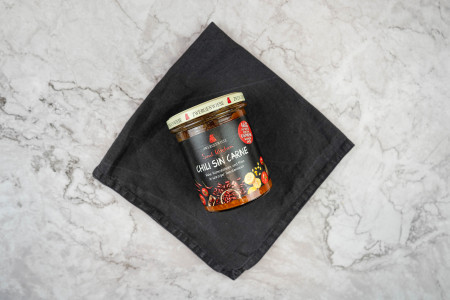 Bio Chili sin Carne, rote Kidneybohnen und Mais in würziger Tomatensauce