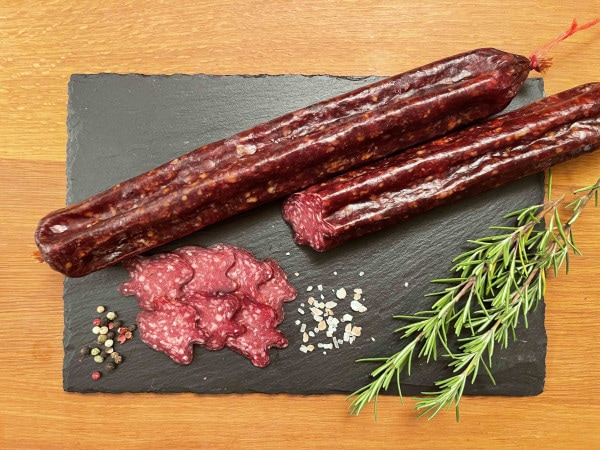 Lippische Bio Salami vom Bergwiesenhof Rind