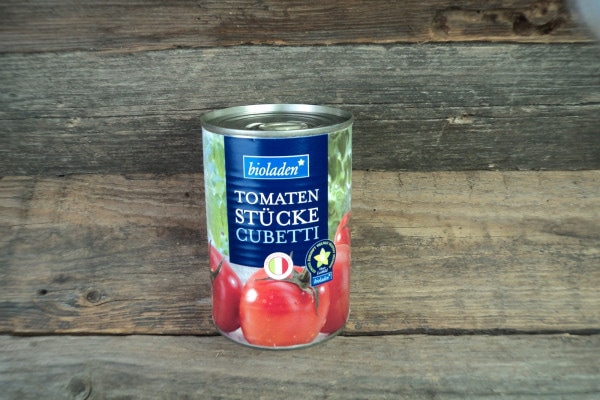 Bio Tomatenstücke in Tomatensaft