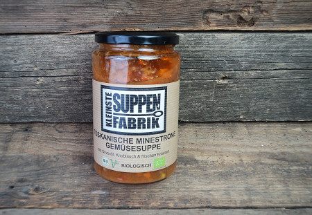 Bio Toskanische Minestrone (Gemüsesuppe)
