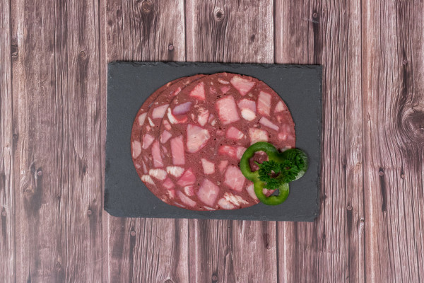 Aufschnitt Delikatesse Rotwurst