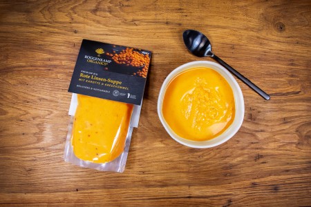 Suppe- Rote Linsen mit Karotte & Kreuzkümmel