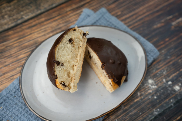 Schokobrötchen mit Glasur